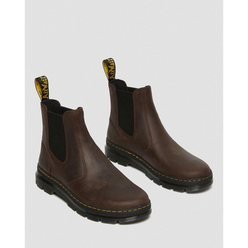 Dr. Martens Brown Leather Chelsea Boots